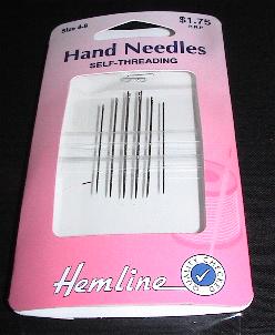 Self Threading Hand Needles by Hemline - Click Image to Close